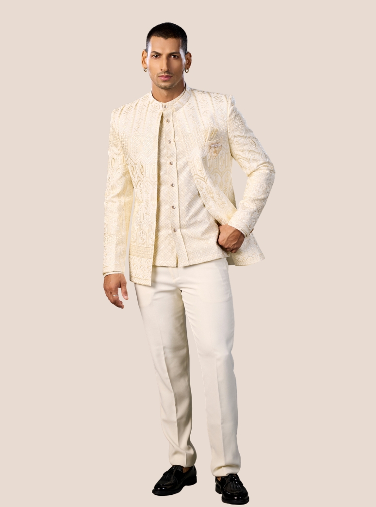 SWAN WHITE JODHPURI
